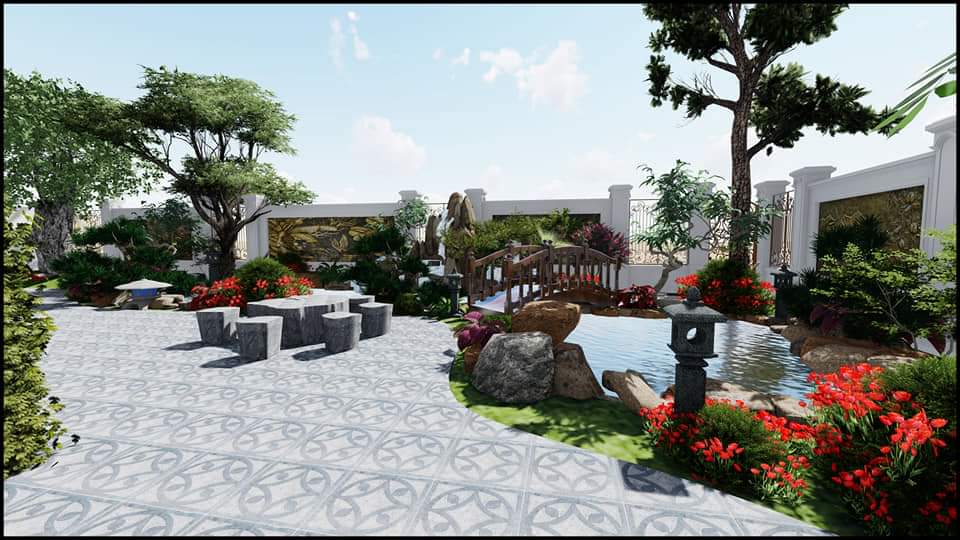 Cây tiểu cảnh sân vườn